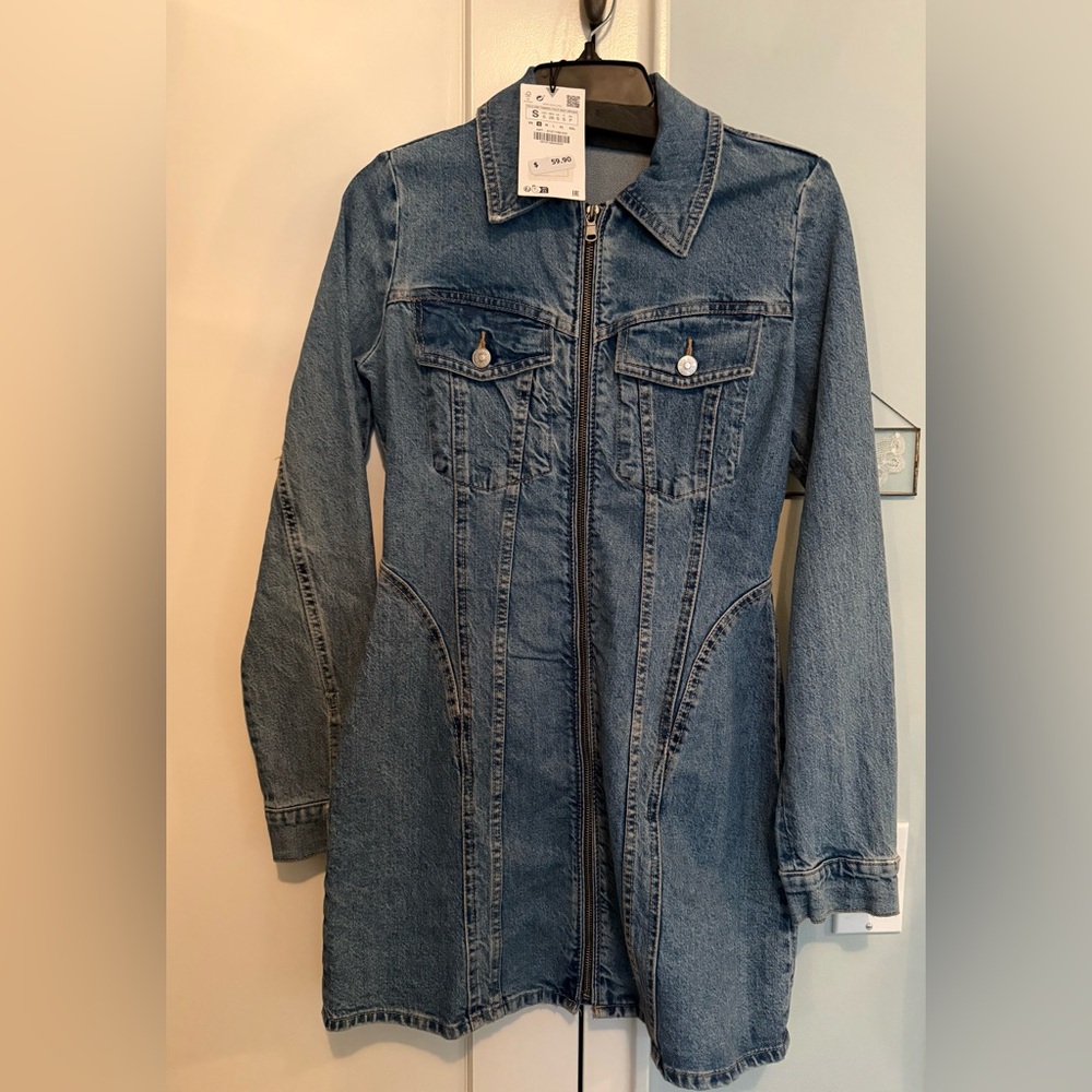 Denim dress nwt